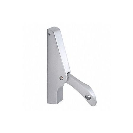 Jackson Satin Aluminum Left Side Body and Arm Assembly for 1085 Concealed Vertical Rod Device 30983628